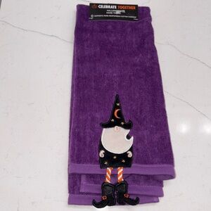 Halloween hand towel wizard gnome new